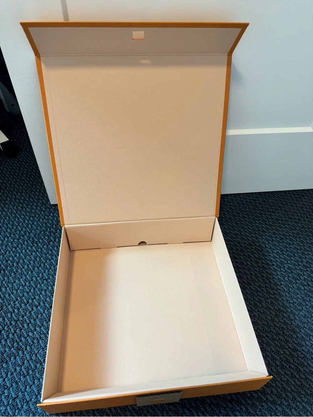 Louis Vuitton Orange Gift Bag and Box Set